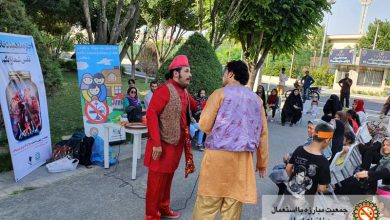تئاتر نمایشی فرآموز نفس پاک در بوستان معلم
